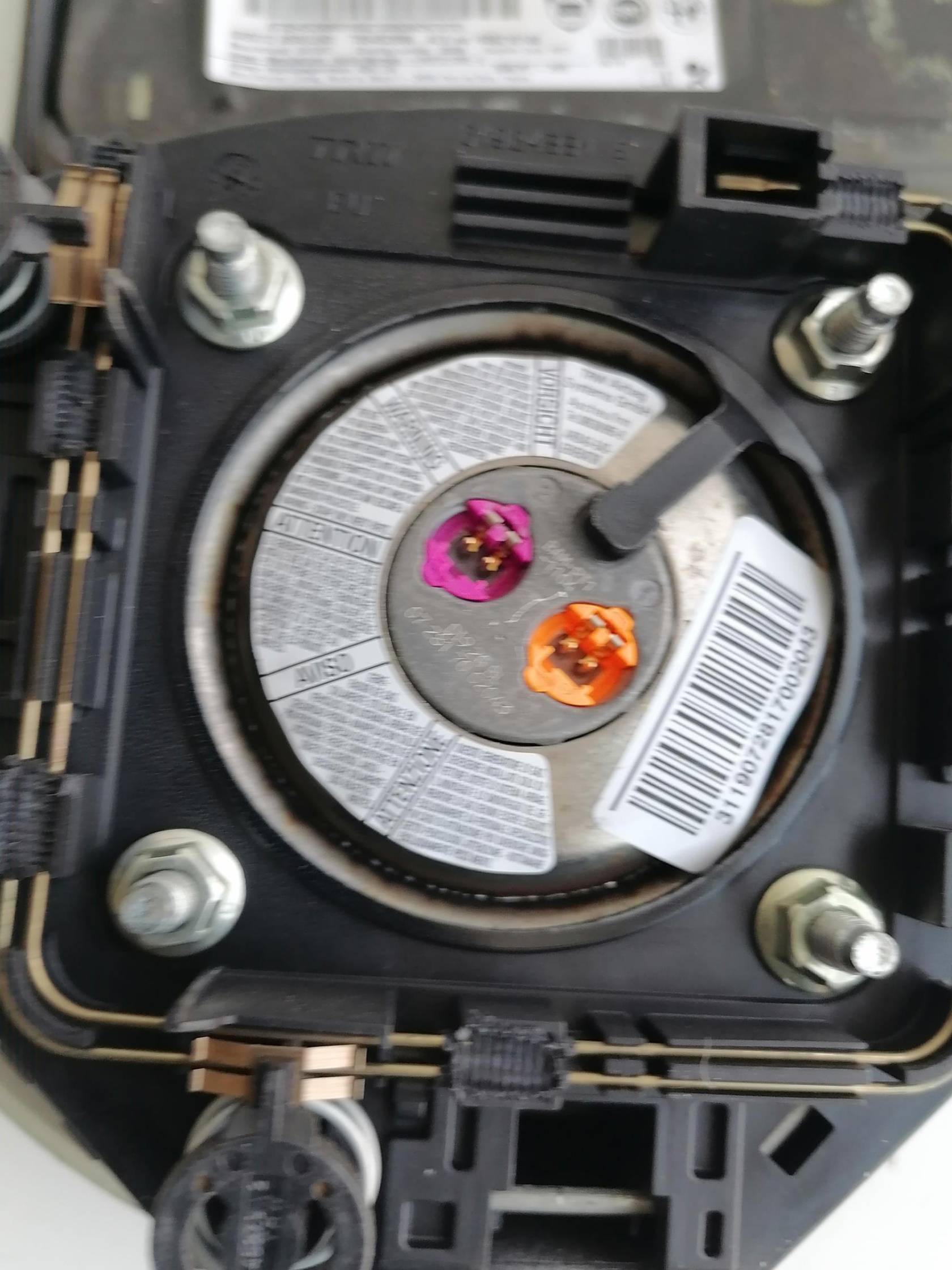 Dispositivo airbag lato guida